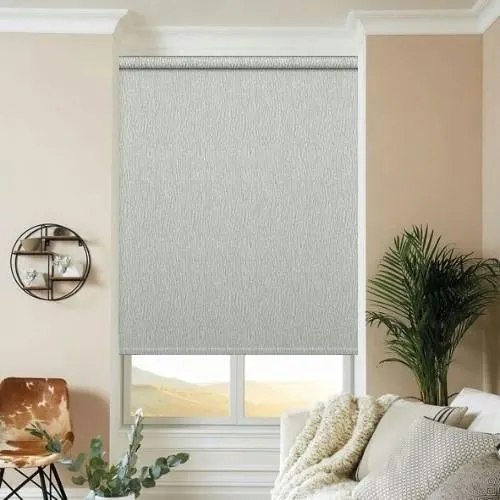 Hester Celadon Roman Blind | Post my Blinds Ltd