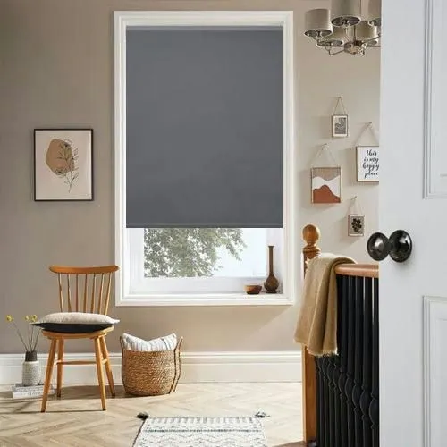 Nefertiti Palette Grey Perfect Fit Roller Blind | Post my Blinds Ltd