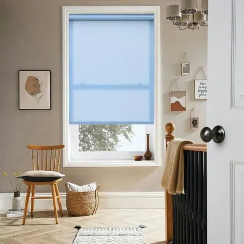 Caroline Slate Pleated Blind | Post my Blinds Ltd
