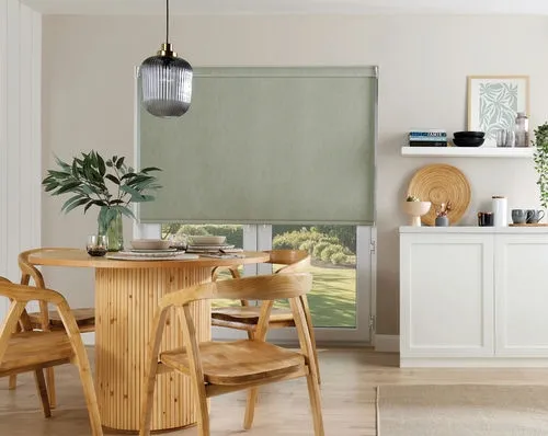 Jocelyn Vanilla Roman Blind | Post my Blinds Ltd
