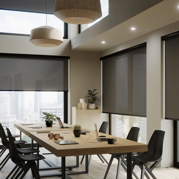 Jude Dove Grey Roman Blind | Post my Blinds Ltd