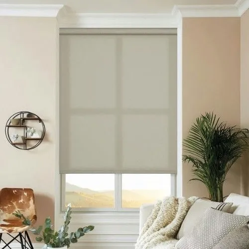 Caroline Slate Pleated Blind | Post my Blinds Ltd