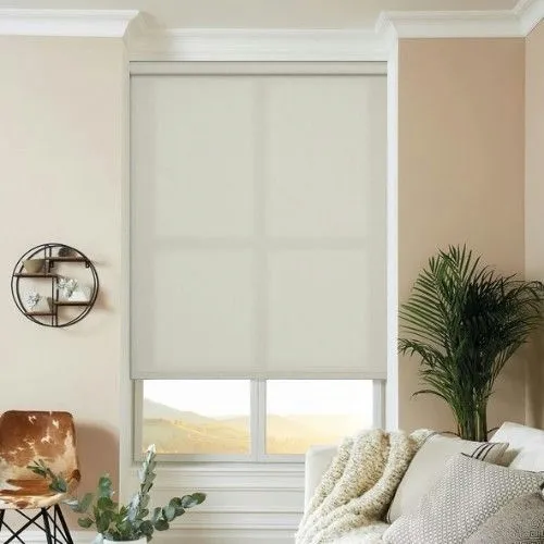 Emilie Cognac Roman Blind | Post my Blinds Ltd