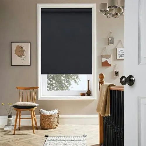 Nefertiti Blue Vertical Blind | Post my Blinds Ltd