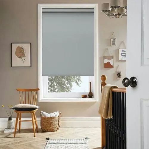 Agustus Blackout Cream Perfect Fit Pleated Blind | Post my Blinds Ltd