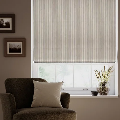 Eulalie Ebony Roman Blind | Post my Blinds Ltd