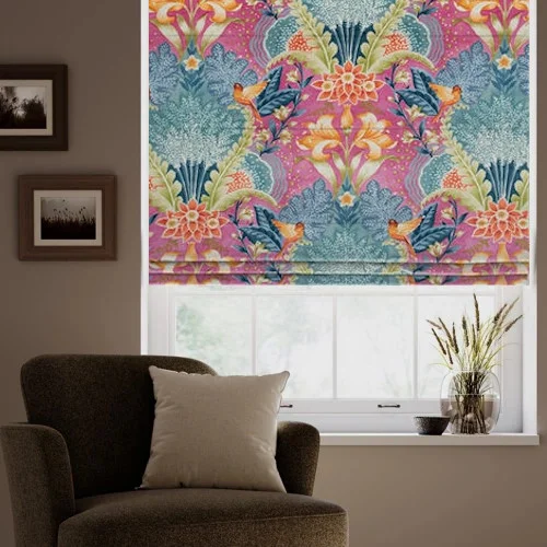 Endellon Ochre Roman Blind | Post my Blinds Ltd