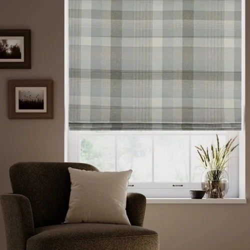 Micah Teal Roman Blind | Post my Blinds Ltd