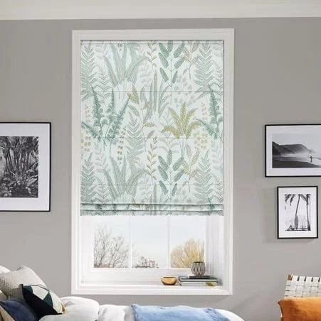 Micah Teal Roman Blind | Post my Blinds Ltd