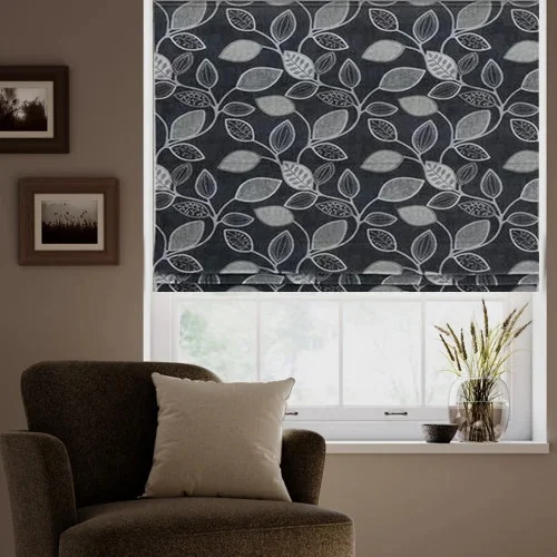 Nefertiti Palette Grey Perfect Fit Roller Blind | Post my Blinds Ltd