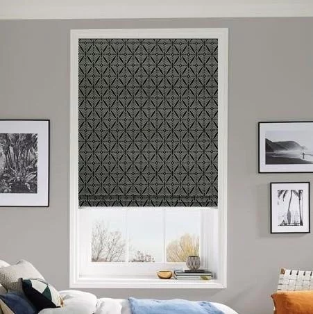 Dariana Noir Roman Blind | Post my Blinds Ltd
