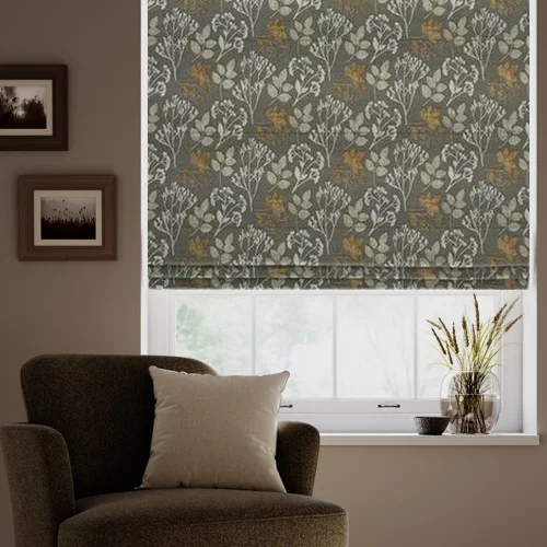 Hester Celadon Roman Blind | Post my Blinds Ltd