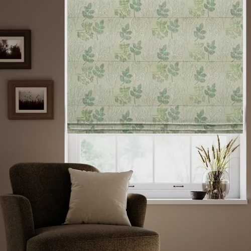 Emilie Cognac Roman Blind | Post my Blinds Ltd