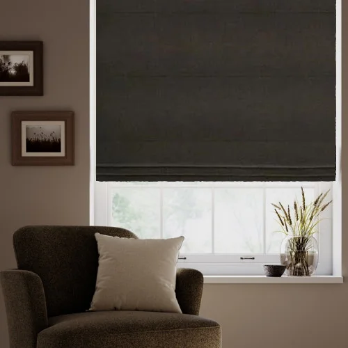 Nefertiti Palette Grey Perfect Fit Roller Blind | Post my Blinds Ltd