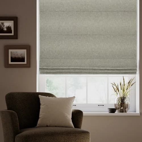 Cecilia White Roman Blind | Post my Blinds Ltd