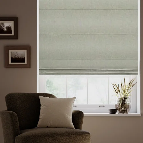 Elegance Petrol Roman Blind | Post my Blinds Ltd