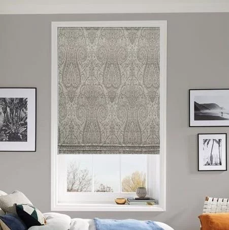 Rhododendron White Roller Blind | Post my Blinds Ltd