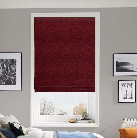 Cecilia White Roman Blind | Post my Blinds Ltd