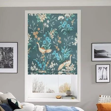 Grandeur Mahogany Roman Blind | Post my Blinds Ltd