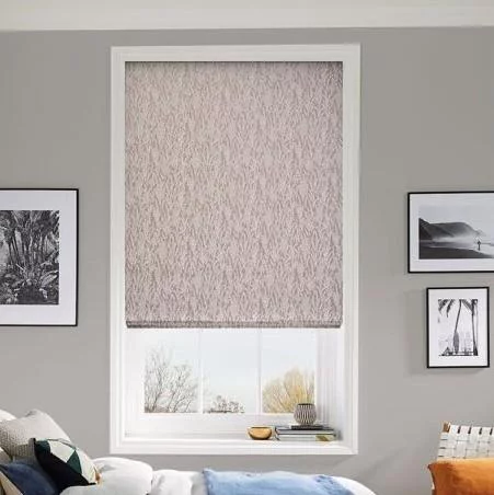 Frida Pewter Roman Blind | Post my Blinds Ltd