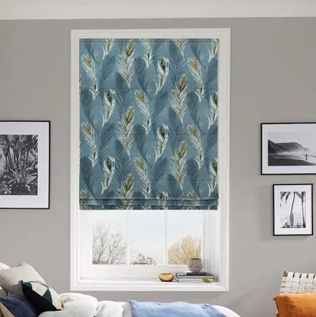 Gypsophila Mauve Roman Blind | Post my Blinds Ltd