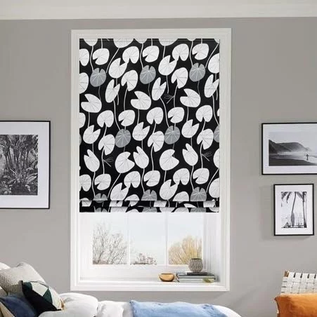 Finsbury Wildrose Roman Blind | Post my Blinds Ltd