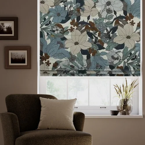 Cecilia White Roman Blind | Post my Blinds Ltd