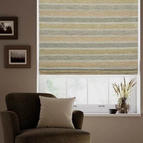 Caroline Slate Pleated Blind | Post my Blinds Ltd