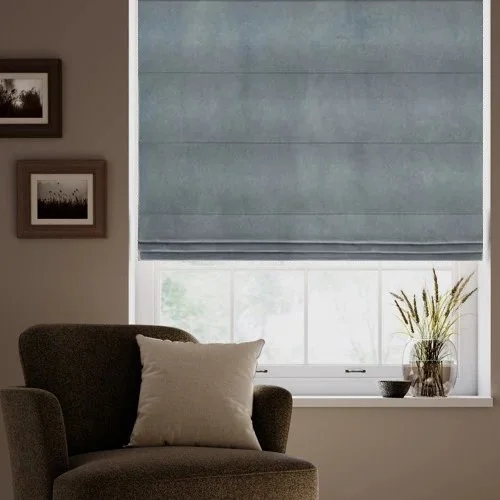 Elaina Caramel Roman Blind | Post my Blinds Ltd