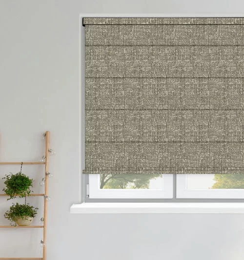 Linnea Latte Roman Blind | Post my Blinds Ltd