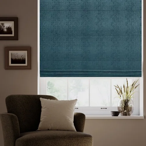 Rhododendron White Roller Blind | Post my Blinds Ltd