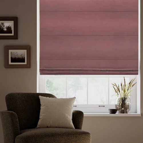 Linnea Latte Roman Blind | Post my Blinds Ltd