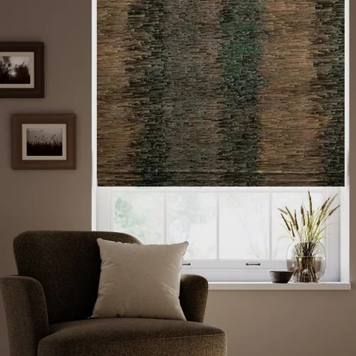 Caroline Slate Pleated Blind | Post my Blinds Ltd