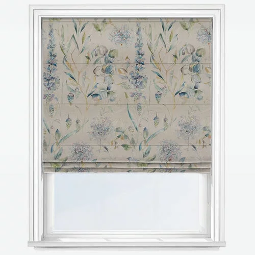 Hester Celadon Roman Blind | Post my Blinds Ltd