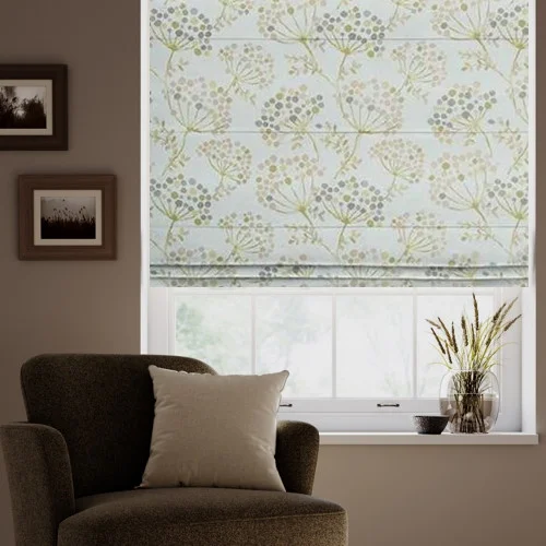 Jocelyn Ink Roman Blind | Post my Blinds Ltd