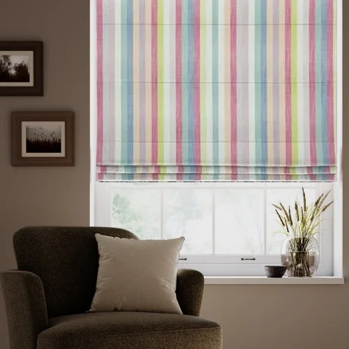 Micah Teal Roman Blind | Post my Blinds Ltd