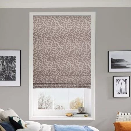 Jeanine Coral Pleated Blind | Post my Blinds Ltd