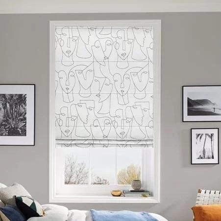 Samara Silver Perfect Fit Roller Blind | Post my Blinds Ltd