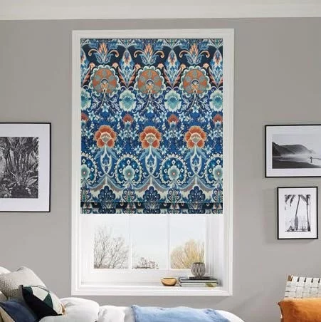 Zariah Warm Grey Roman Blind | Post my Blinds Ltd