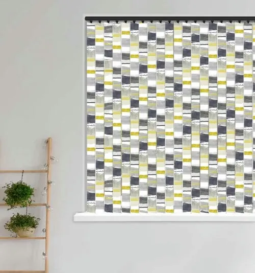Laburnum Pewter Roman Blind | Post my Blinds Ltd
