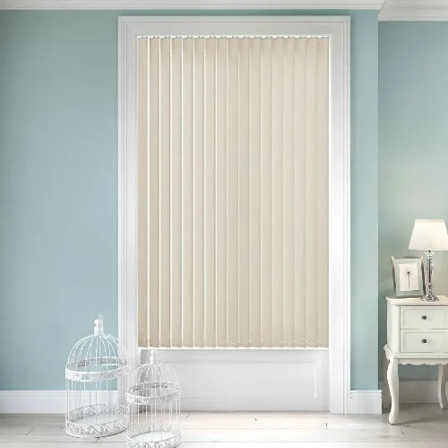 Cypress Saintbury Cream Vertical Blind | Post my Blinds Ltd
