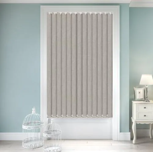 Serenella Amelia Mink Vertical Blind | Post my Blinds Ltd