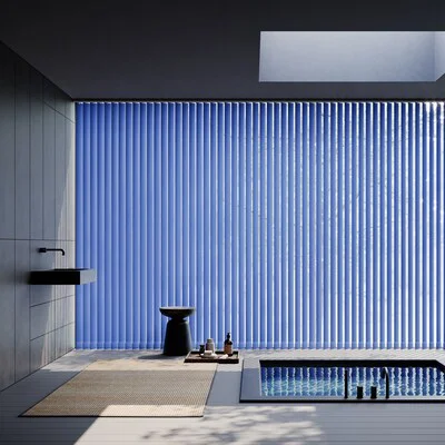 Chic Bliss Vertical Blind | Post my Blinds Ltd