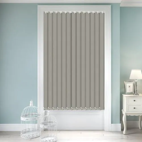 Serenella Soot Vertical Blind | Post my Blinds Ltd